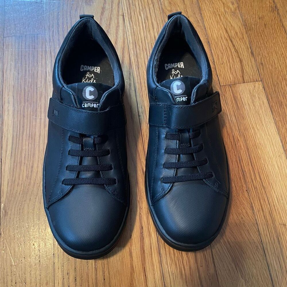 CAMPER KIDS | runner four black velcro sneakers 37
